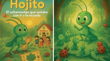 José Abilio Guillén Guzmán incursiona en la literatura infantil con “Hojito: el saltamontes que soñaba con ir a la escuela”