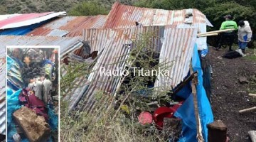 Derrumbe cae sobre campamento minero artesanal dejando un muerto y seis heridos, en Huaquirca