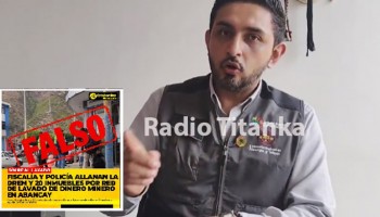 Desmienten publicaciones difundidas por redes sociales sobre allanamiento a DREM Apurímac 