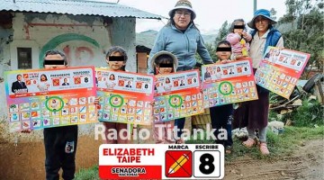 Congresista Taipe habría cometido infracción electoral utilizando a niños en su campaña proselitista