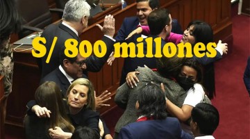 Congreso rompe récord histórico de gasto en sus remuneraciones, planillas y bonos extra