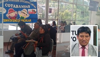 Director de Ugel Cotabambas denuncia a consejero Jaime Osorio por fiscalizar proceso de ratificación 