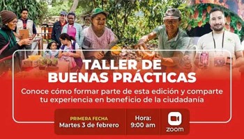 Participa en el taller virtual de Buenas Prácticas en Gestión Pública 2026 