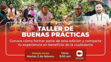 Participa en el taller virtual de Buenas Prácticas en Gestión Pública 2026 