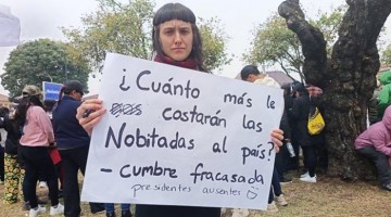 Cientos de personas marchan contra Noboa y la XXIX Cumbre Iberoamericana en Ecuador