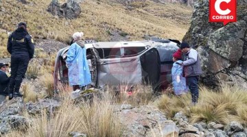 Huancavelica: comerciante y conductor volvían de fiesta y mueren en abismo