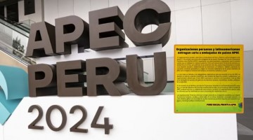 Más de 15 organizaciones sociales y colectivos denuncian “creciente autoritarismo en el Perú” ante países miembros del APEC