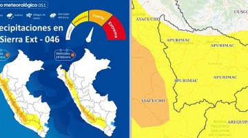 Alerta amarilla: precipitaciones pluviales se extenderán hasta el 18 de febrero 