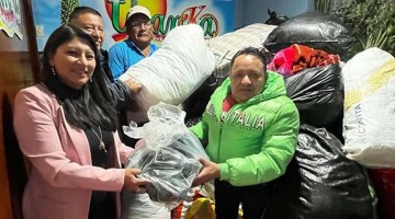 Radio Titanka entrega ayuda humanitaria a DISA Apurímac II para enfrentar ola de frío 