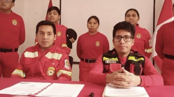 Bomberos de Compañia 143 de Tamburco no cederán ambientes del segundo piso a municipalidad