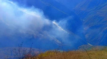 Incendio  arrasa con más de 30 hectáreas de cobertura vegetal en San Pedro de Cachora