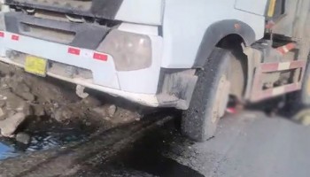 Detienen a conductor de volquete que atropelló y mato a adolescente, en Challhuahuacho   