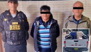 Detienen a dos sujetos implicados en presunto contrabando de combustibles 