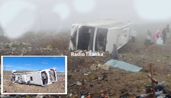 4 fallecidos y al menos 20 heridos deja volcadura de ómnibus de empresa Palomino, en Negromayo