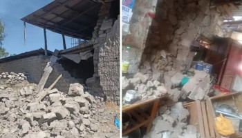 Terremoto de 7.2 deja deslizamientos y daños en viviendas de adobe en Parinacochas