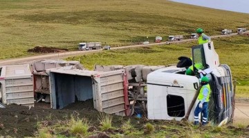 Las Bambas: derrame de concentrado de mineral tras volcadura de encapsulado en corredor minero 