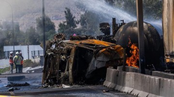 Chile: explosión de camión con gas en Santiago deja 4 muertos y 17 heridos