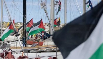 La flotilla rumbo a Gaza denuncia la interceptación de sus barcos por lanchas identificadas como de “Israel”