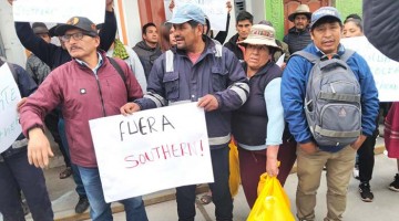 “Muertos nos sacarán de nuestros territorios comunales”, responde dirigente de Tapairihua a empresa Southern Perú