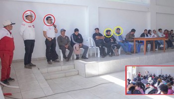 Captan a gerente y regidor de Municipalidad Provincial de Abancay en acto público con candidatos de Ahora Nación