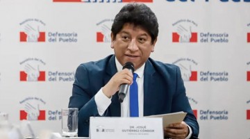 Bancadas de oposición formalizan pedido en el Senado para remover a Josué Gutiérrez de la Defensoría del Pueblo
