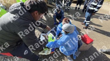 Un herido deja volcadura de vehículo en el corredor minero 
