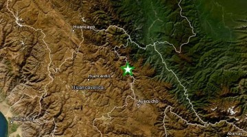 Huancavelica: un sismo de magnitud 3.4 remeció la región esta madrugada