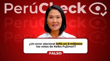 Es falso que los JEE hayan rectificado 6 millones de votos