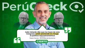 Sí, Julio Velarde alertó que el Congreso pone en riesgo la estabilidad económica
