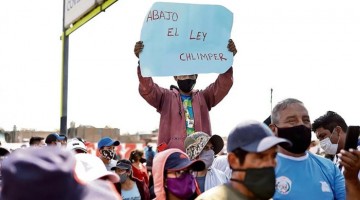 Ley Chlimper 2.0: trabajadores y gremios agrarios exigen a Dina Boluarte que observe la norma