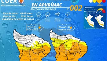 Pronostican lluvias intensas las próximas 48 horas en toda la región 