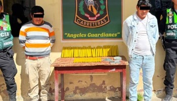 Cae banda “Los Chocolateros de Huancabamba” con explosivos de contrabando en San Jerónimo 