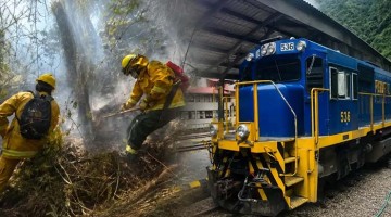 Cusco: restablecen servicio ferroviario entre Ollantaytambo y Machupicchu tras inspección por incendio forestal