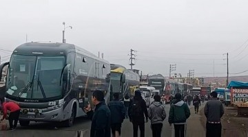Moquegua: suspenden viajes en terminal por huelga de mineros artesanales