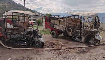 Incendio en depósito del Municipio de Tamburco habría sido provocado