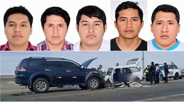Dolor y consternación por cinco fallecidos tras brutal choque frontal en la Panamericana Sur
