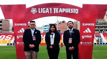 Designan a primera mujer apurimeña como oficial de un partido profesional de fútbol de la Liga 1