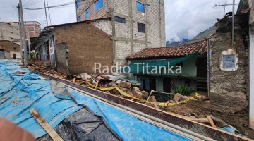 Tres niños salvan la vida tras derrumbe de pared aledaña a obra ejecutada por Municipalidad de Abancay