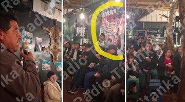 Captan al subprefecto de Ongoy realizando proselitismo político a favor de Fuerza Popular