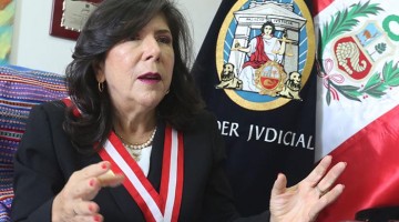 En plena crisis política y ataques contra Fiscalía de la Nación presidenta del Poder Judicial arriba a la ciudad de Abancay 