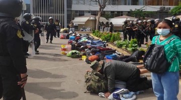 TC exhorta al Mininter y la Policía respetar los derechos a la libertad personal y a la protesta de los manifestantes