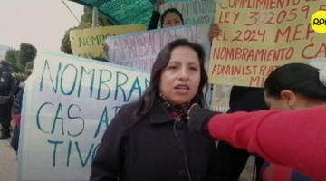 Huancavelica: cerca de 4 mil trabajadores de salud exigen nombramiento tras laborar casi 20 años 