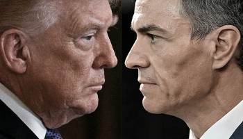 Presidente de España, Pedro Sánchez se planta ante Trump y resucita el “No a la guerra”