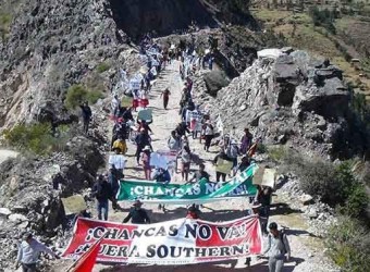 Southern Perú denuncia por más de 10 delitos a dirigentes y pobladores que se oponen a proyecto “Los Chancas”, en Tapairihua