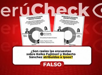 Circulan tres encuestas fabricadas atribuidas falsamente a Ipsos. FALSO