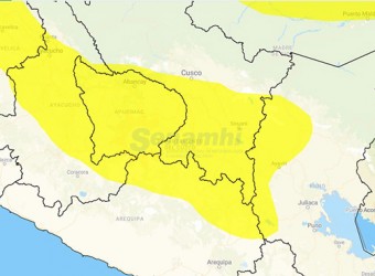 SENAMHI pronostica ocurrencia de precipitaciones pluviales del 20 al 22 de octubre en Apurímac