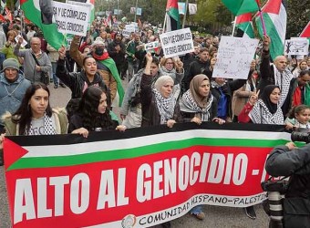 Miles de personas se manifiestan en todo el mundo por el asalto a la Flotilla