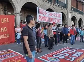 Ayacucho: diversas organizaciones se unieron a la jornada nacional de protesta