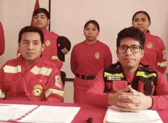 Bomberos de Compañia 143 de Tamburco no cederán ambientes del segundo piso a municipalidad
