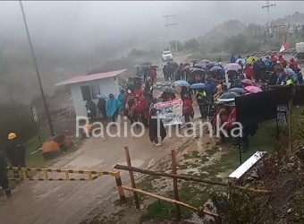 Pobladores de Turpay toman campamento de empresa Korimallko y exigen diálogo con dueño de mina